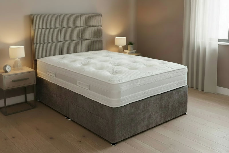 Prime Pocket Memory 1000 Divan Bed Set — Small Single 2'6"