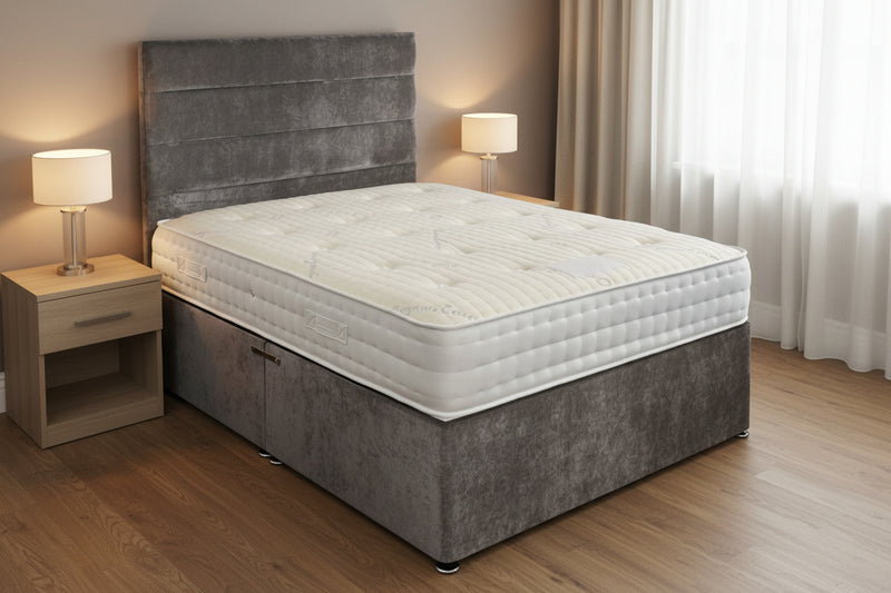 Prime Bamboo Pocket 2000 Divan Bed Set — Small Single 2'6"