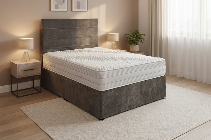 Prime Gel Edge 2000 Divan Bed Set — Small Single 2'6"
