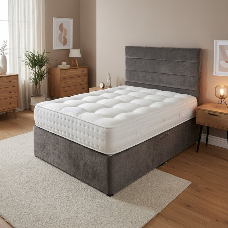 Prime Signature Natural 2000 Divan Bed Set — Small Single 2'6"