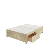 Divan Base - 2 Drawer — Marble Oatmeal (Foot End)