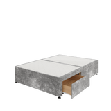 Divan Base - 2 Drawer — Marble Platinum (Foot End)