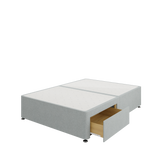 Divan Base - 2 Drawer — Wool Clay (Foot End)