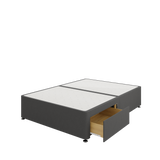 Divan Base - 2 Drawer — Wool Shadow (Foot End)