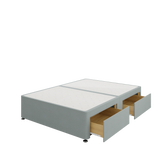 Divan Base - 4 Drawer — Horizon Silver