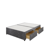 Divan Base - 4 Drawer — Marble Gunmetal