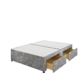 Divan Base - 4 Drawer — Marble Platinum
