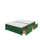 Divan Base - 4 Drawer — Plush Emerald