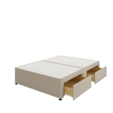 Divan Base - 4 Drawer — Wool Latte